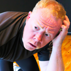 a professional appealing image of a caucasian man or woman exercising in a gym